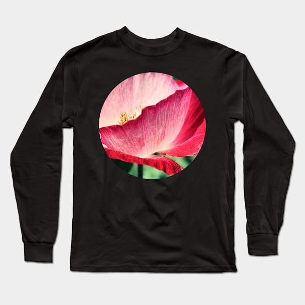 Red Poppy in Sunlight Long Sleeve T-Shirt by micklyn